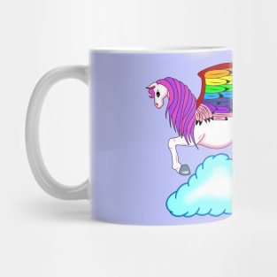 Rainbow pegasus Mug